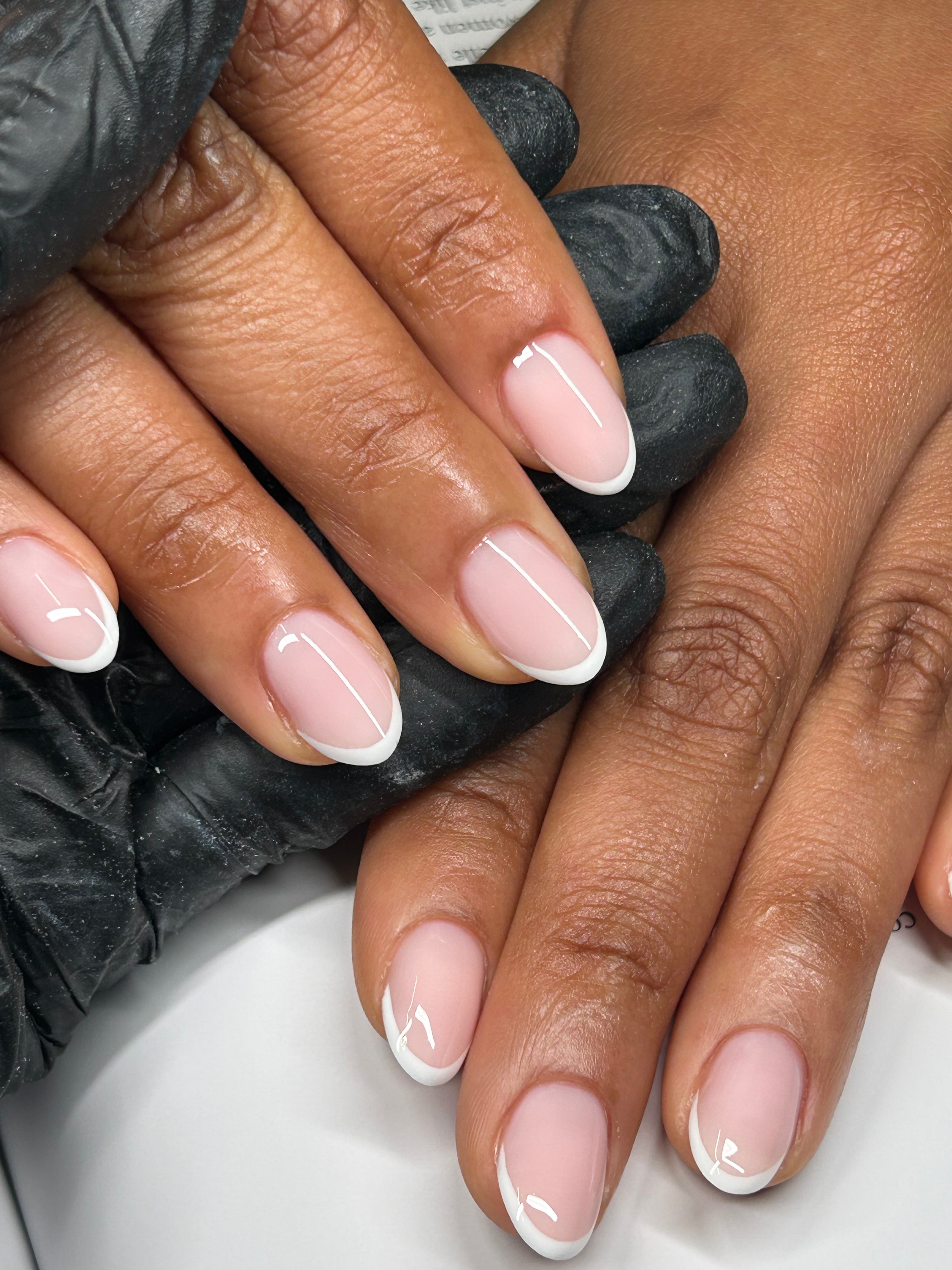 Russian Manicure + Acrylic