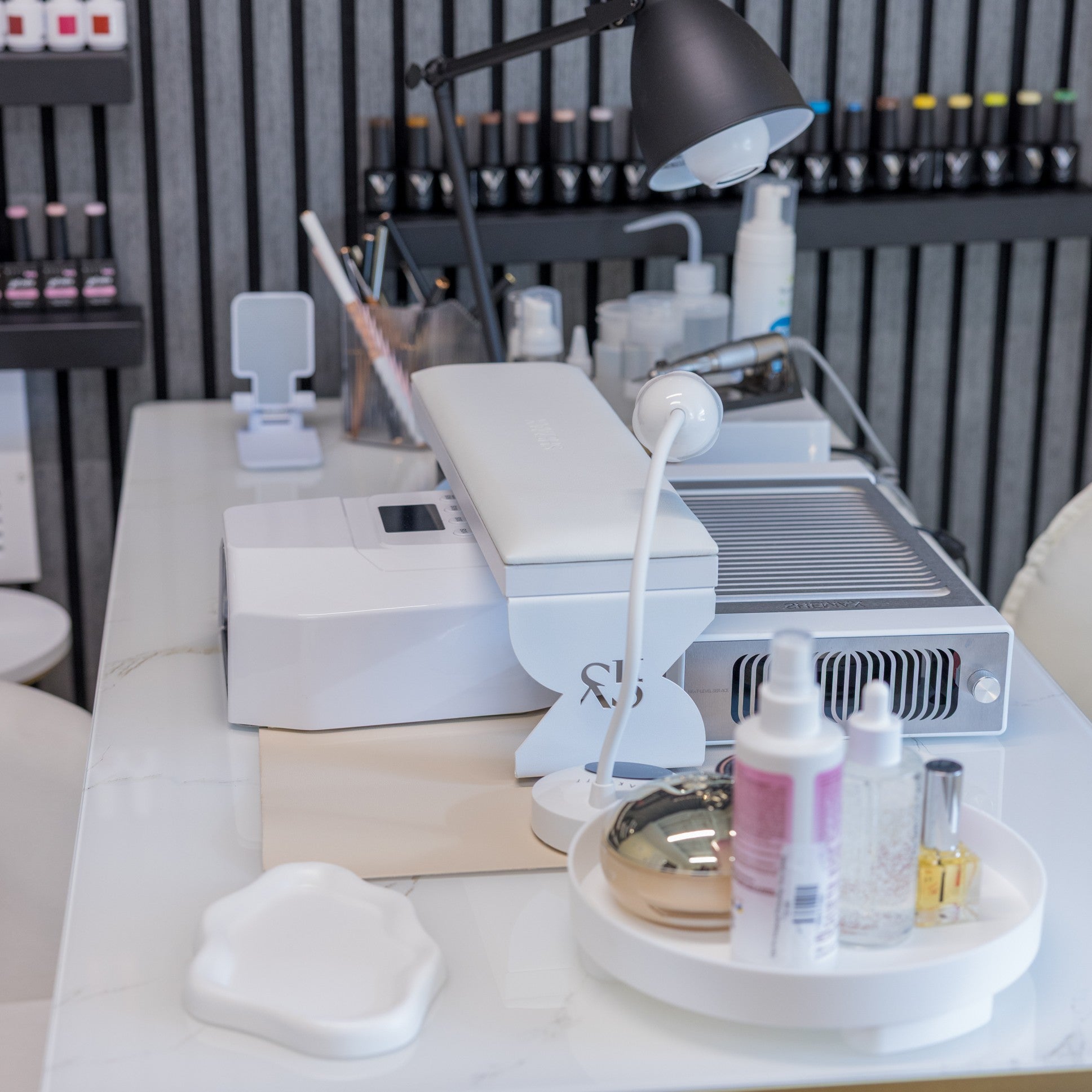 Gel Rubber Manicure with Leveling + Polish